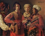 Georges de La Tour The Fortune Teller oil on canvas